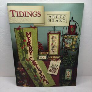 Tidings Christmas Quilt Book Art To Heart Nancy Halvorsen Towels Runners Pillows